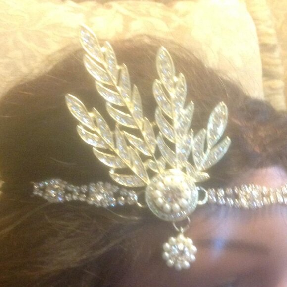 Flapper Gold Gatsby Inspired Leaf main image 4